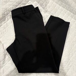 Ann Taylor Women's Classic Black Trousers, Size 8